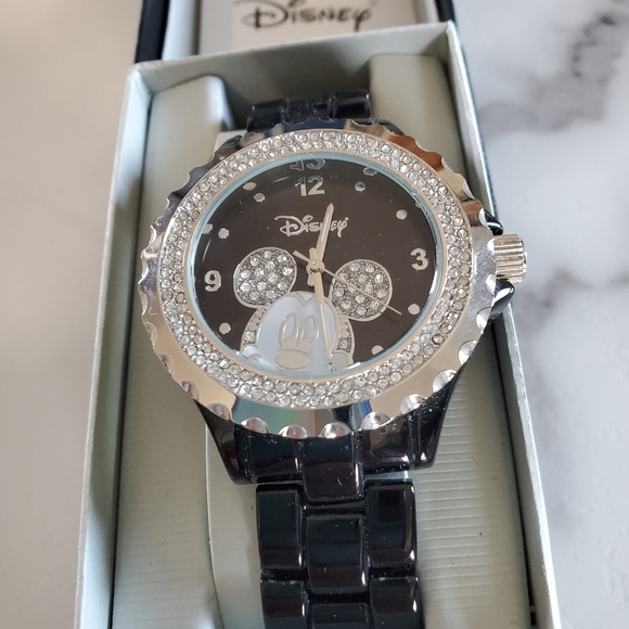 Mickey Mouse Peekaboo Women's Crystal Watch - Picture 6 of 16
